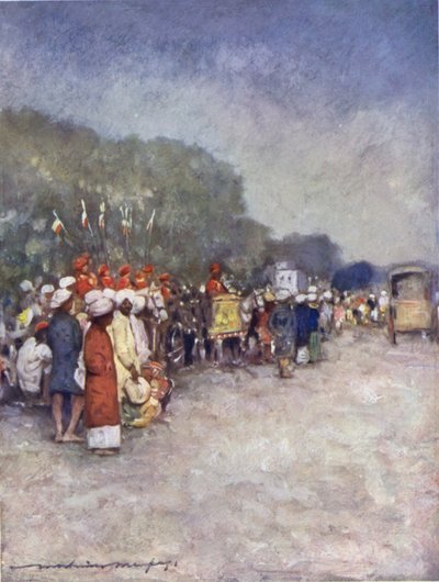 En la carretera de Alipur de Mortimer Ludington Menpes